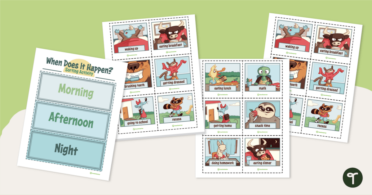 When Does It Happen? – Sorting Activity teaching resource