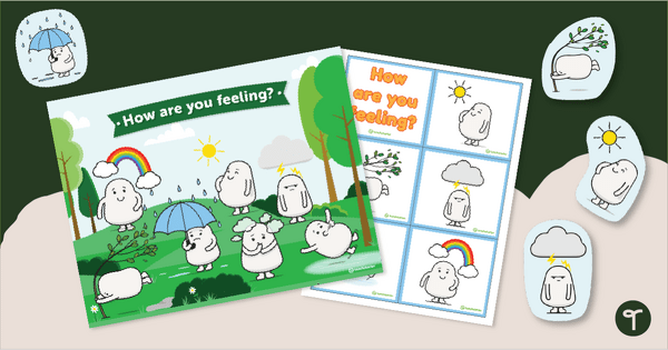 Go to Weather Feelings - How Are You Feeling? Poster and Flashcards teaching resource
