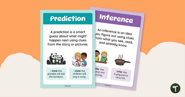 Go to Predicting and Inferring Poster Set - Early Years teaching resource