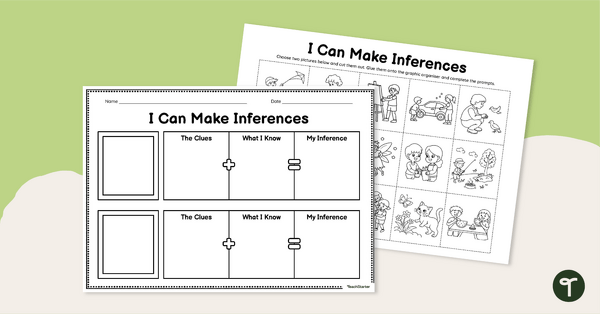 Go to Inference Cut and Paste Worksheet teaching resource
