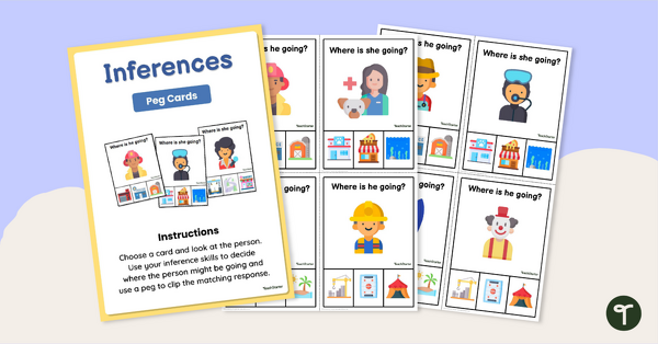 Go to Inference Peg Cards Activity teaching resource