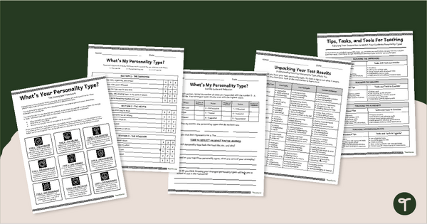 Go to Enneagram Personality Test Pack teaching resource