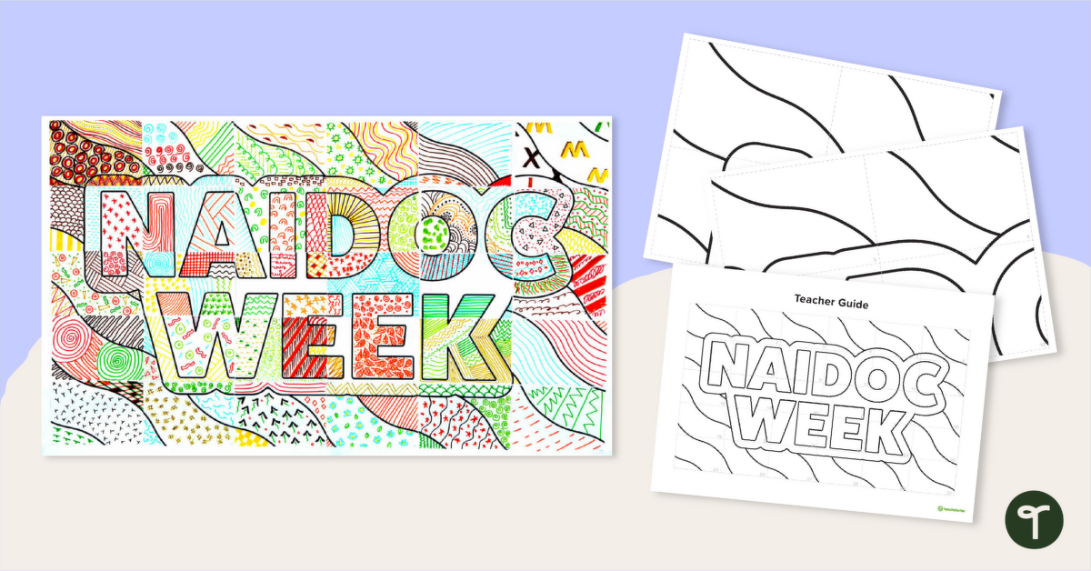 NAIDOC Week Collaborative Art Activity teaching resource
