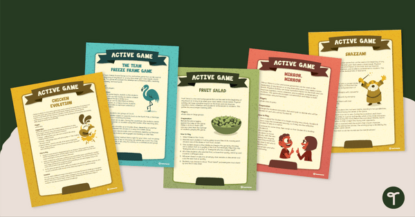 Go to Active Games Brain Break Pack - Upper Grades teaching resource