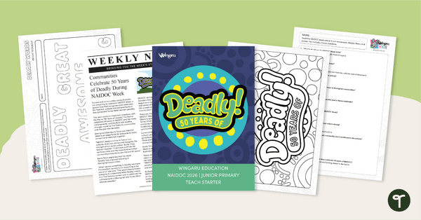 Go to NAIDOC Week 2026 Activity Pack – Primary teaching resource