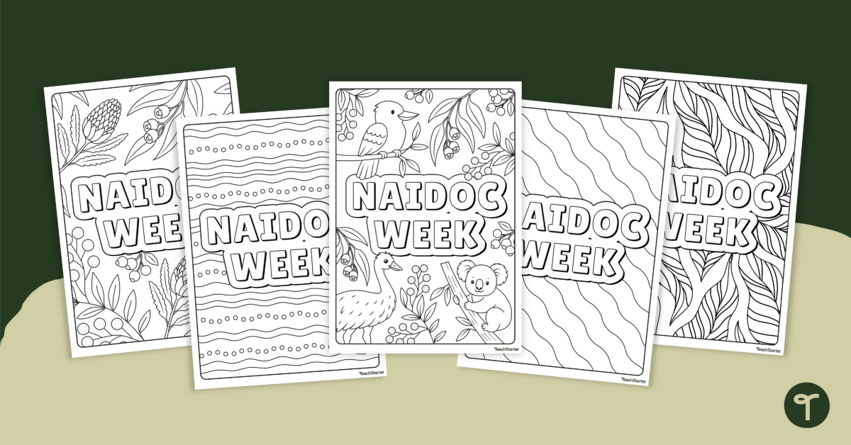 NAIDOC Week Colouring Pages teaching resource