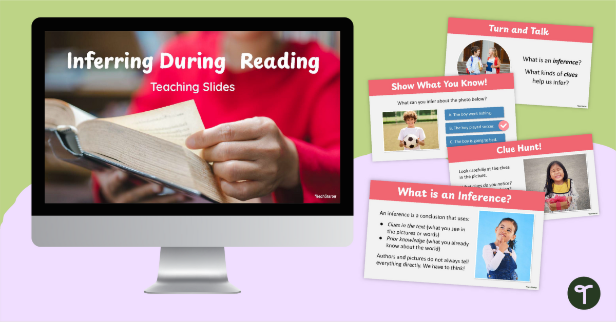 Inferring During Reading PowerPoint teaching resource