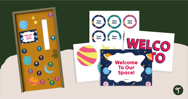 Go to Space-Themed Classroom Door Display teaching resource
