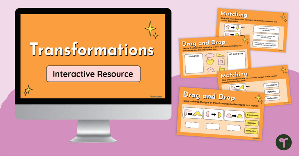 Go to Shape Transformation Interactive Activity teaching resource
