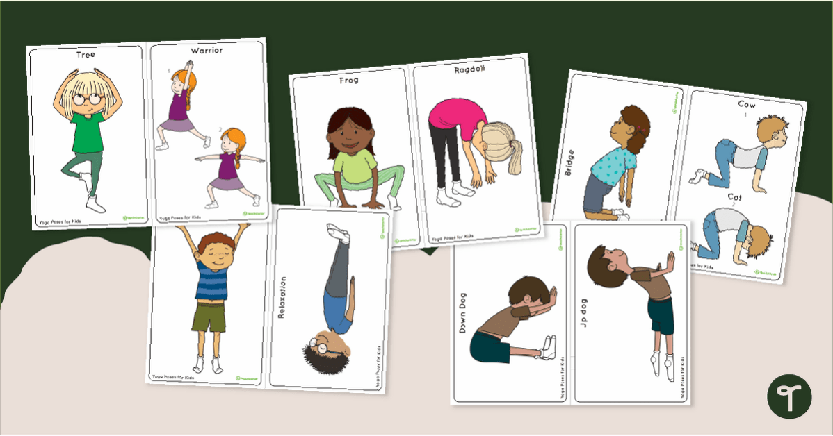 Yoga Poses for Kids - Posters for the Classroom teaching resource