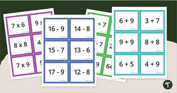 Go to Basic Fact Cards teaching resource