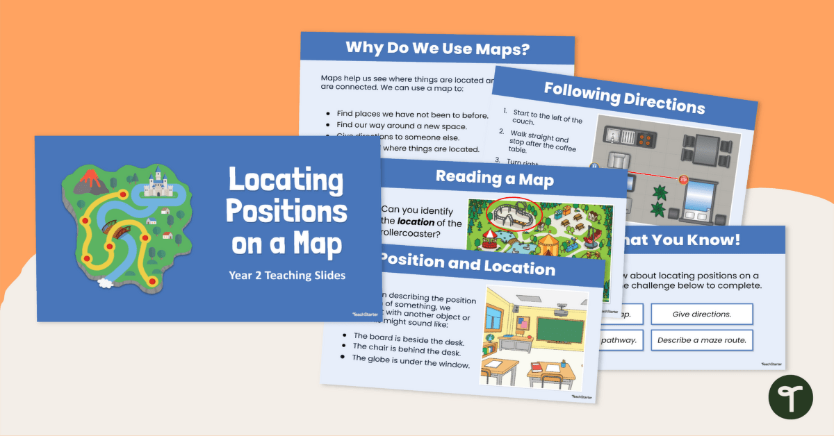 Year 2 Location and Position Teaching Slides teaching resource