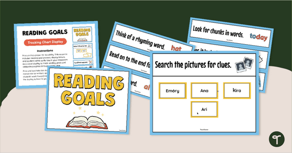 Go to Reading Goals Tracking Display teaching resource