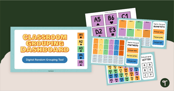 Go to Digital Student Grouping Tool - Interactive teaching resource