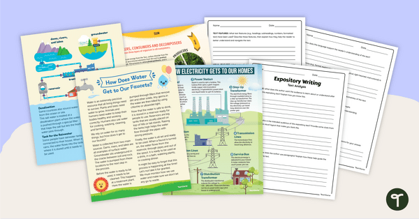 Go to Expository Text Examples and Analysis Worksheets teaching resource
