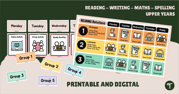 Go to Weekly Group Rotations - Interactive PowerPoint teaching resource