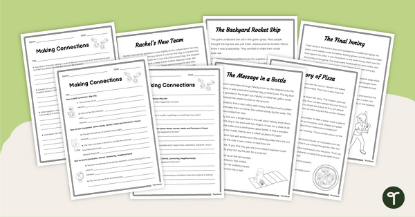 Go to Making Connections Reading Comprehension Passages teaching resource