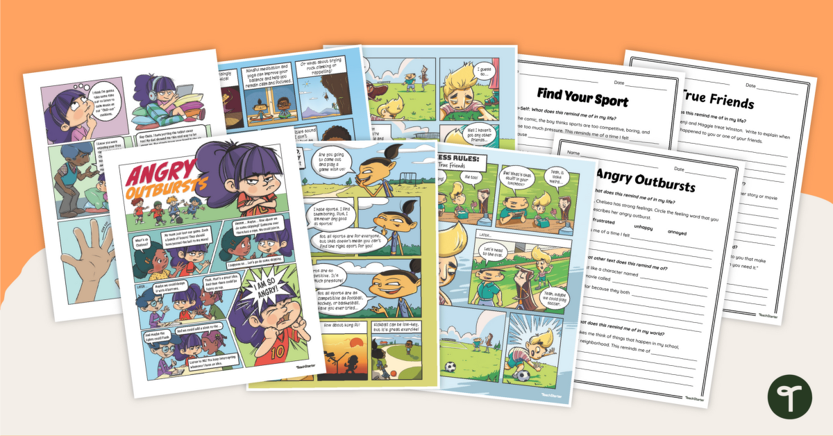 Making Reading Connections Using Comics teaching resource