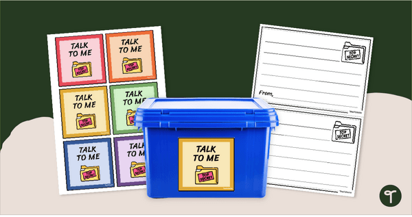 Go to "Talk to Me" Communication Basket Tags & Templates teaching resource