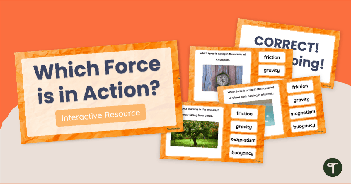 Forces in Action Game teaching resource