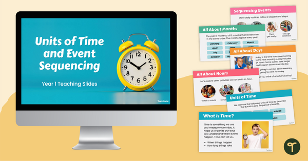 Go to Units of Time and Sequencing Events Teaching Slides — Year 1 teaching resource