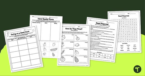 Go to Seed Dispersal Activity Sheets teaching resource