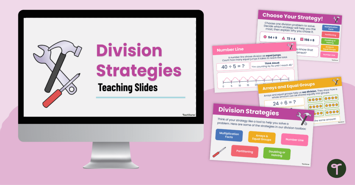 Division Strategies Teaching Slides teaching resource