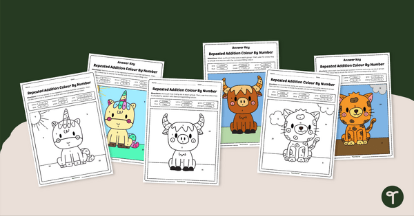 Go to Colour by Number – Repeated Addition teaching resource