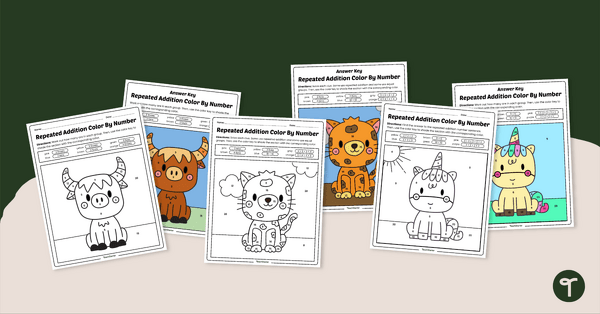 Go to Color by Number – Repeated Addition teaching resource