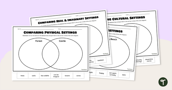 Go to Comparing Story Settings Venn Diagrams teaching resource