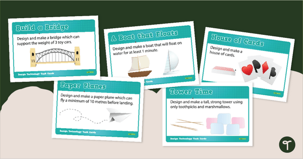 Go to Design and Technology Challenge Task Cards teaching resource