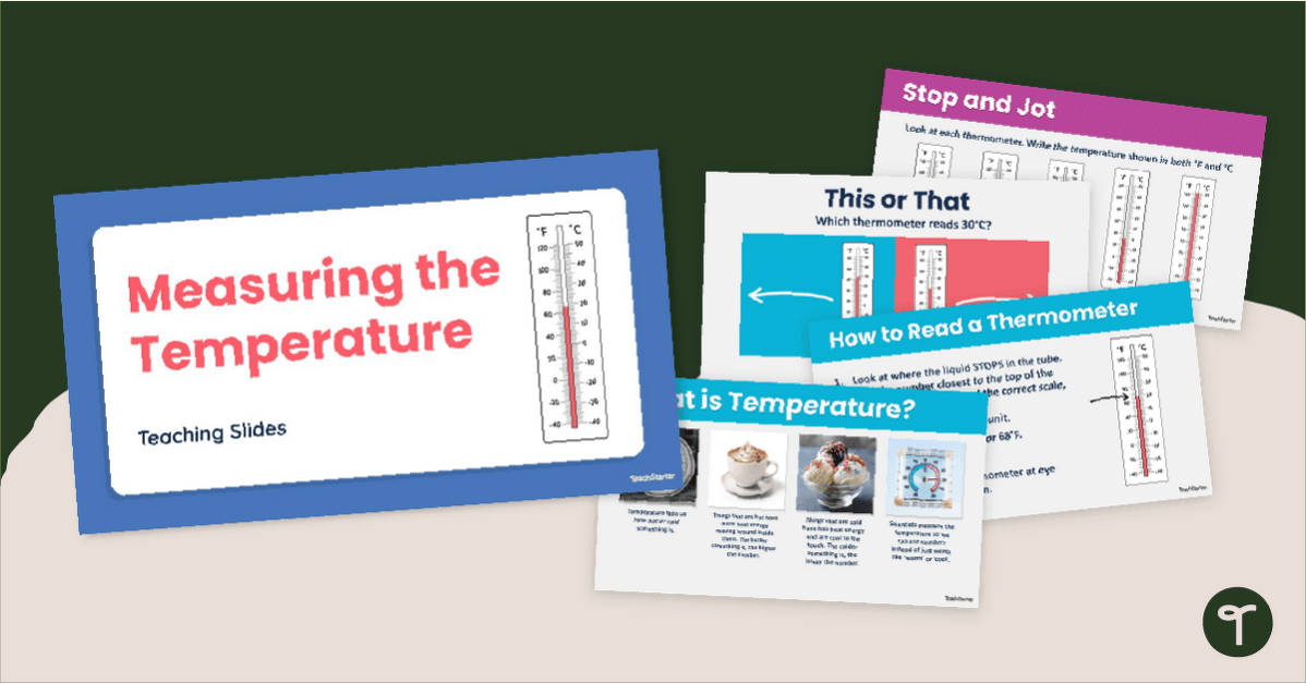 Measuring the Temperature PowerPoint teaching resource