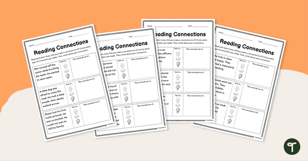 Go to Reading Connections Worksheet Set teaching resource