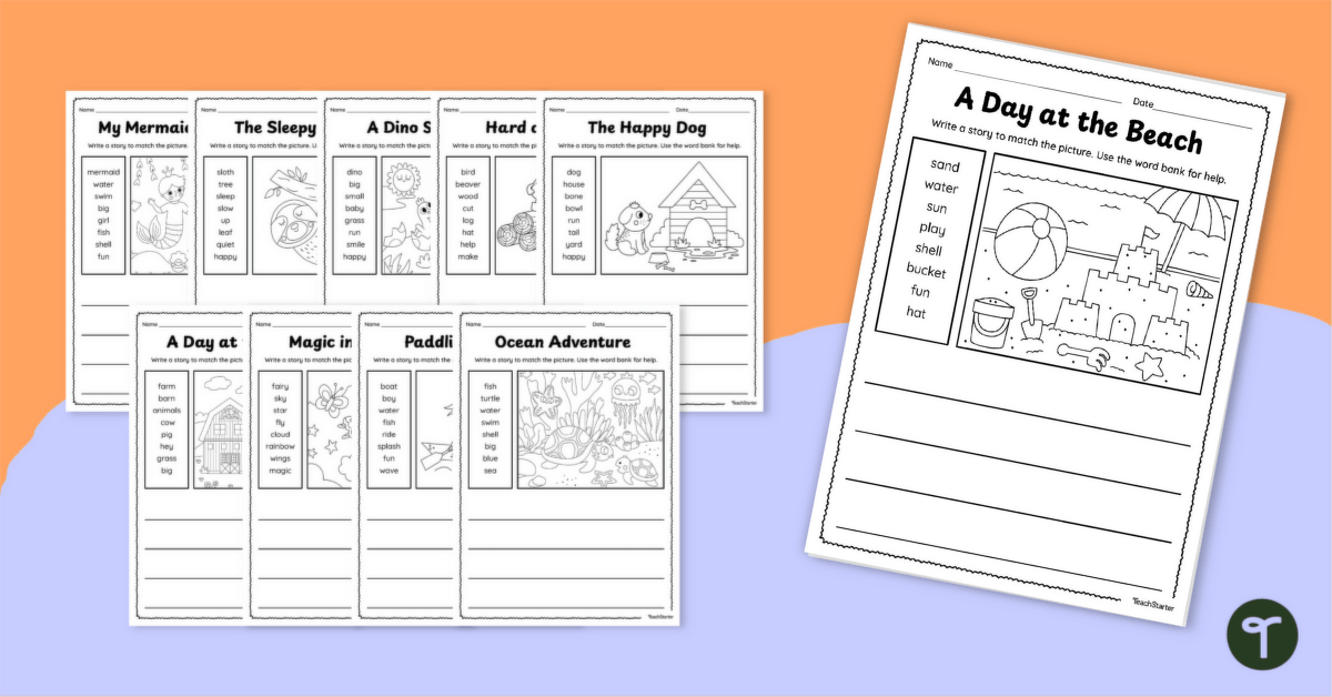Story Writing Prompt Worksheets teaching resource