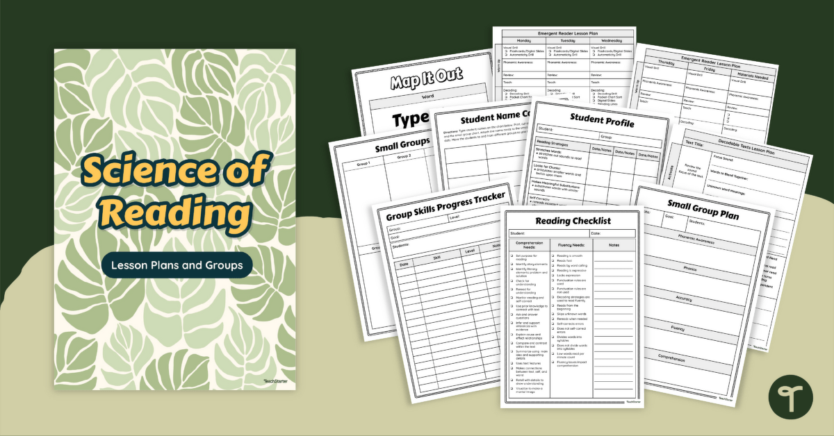 Science of Reading Aligned Group Folder Templates teaching resource