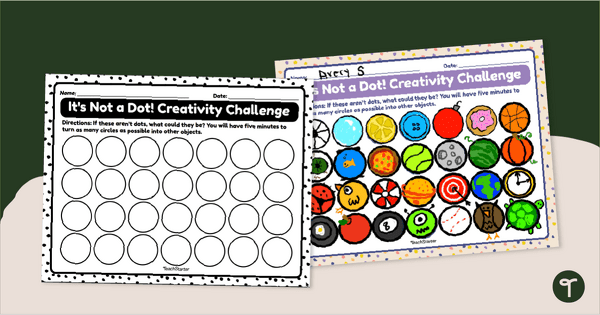 Go to International Dot Day Creativity Challenge - Upper Grades teaching resource