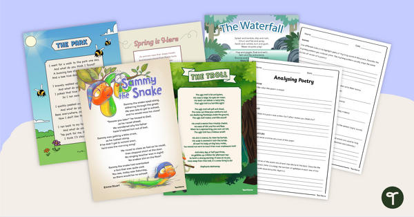 Go to Poetry Analysis Worksheets – Year 3 and 4 teaching resource