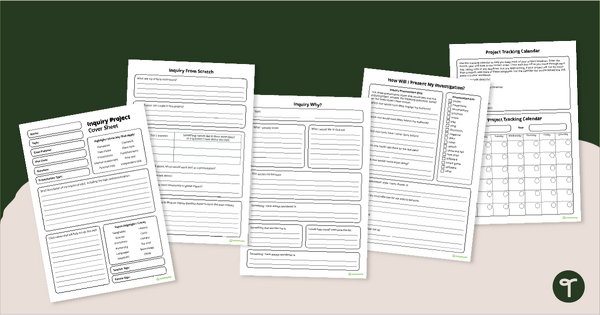 Go to Science Project Template Pack teaching resource