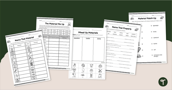 Go to Which Material is Best? Worksheet Pack teaching resource
