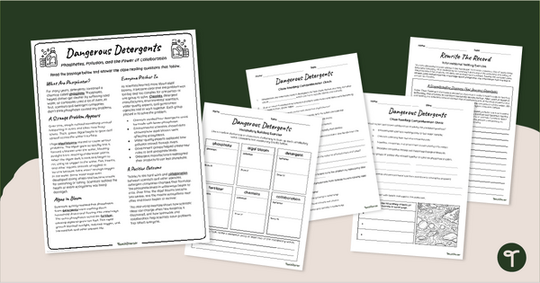Go to ‘Dangerous Detergents’ Reading Comprehension Worksheets teaching resource