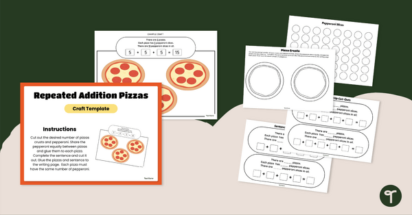 Go to Year 2 Repeated Addition Craft teaching resource