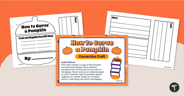 Go to How to Carve a Pumpkin - Concertina Craft teaching resource