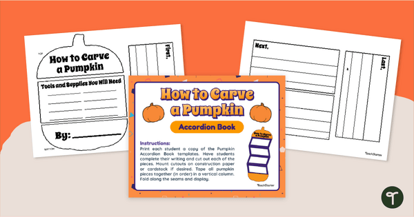 Go to How to Carve a Pumpkin - Accordion Book teaching resource