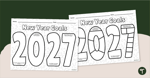Go to 2027 Goal Setting Worksheet teaching resource