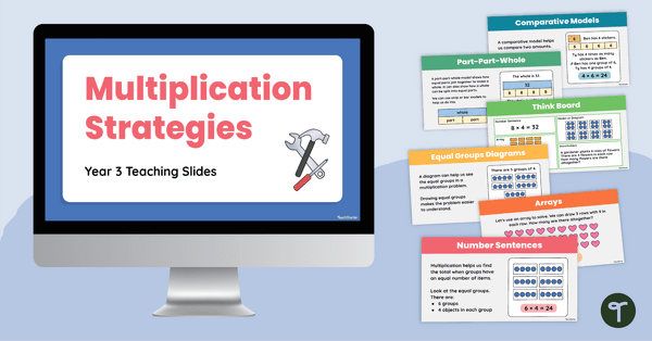 Go to Year 3 Multiplication Strategies Teaching Slides teaching resource