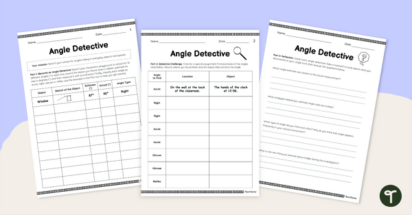 Go to Angles in the Environment — Year 5 teaching resource