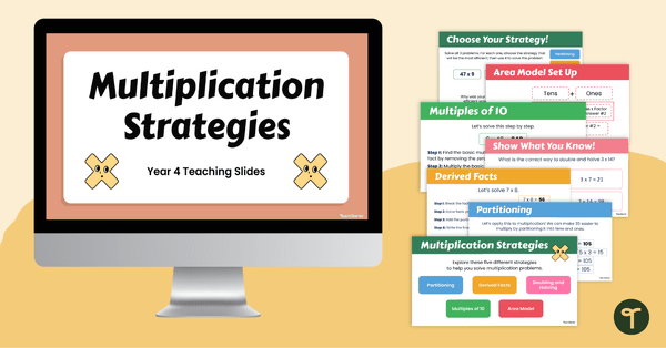 Go to Year 4 Multiplication Strategies Teaching Slides teaching resource