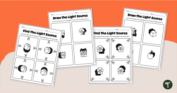 Go to Locate the Light Source Worksheets teaching resource