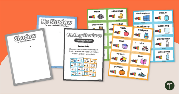 Go to Casting Shadows Sorting Activity teaching resource