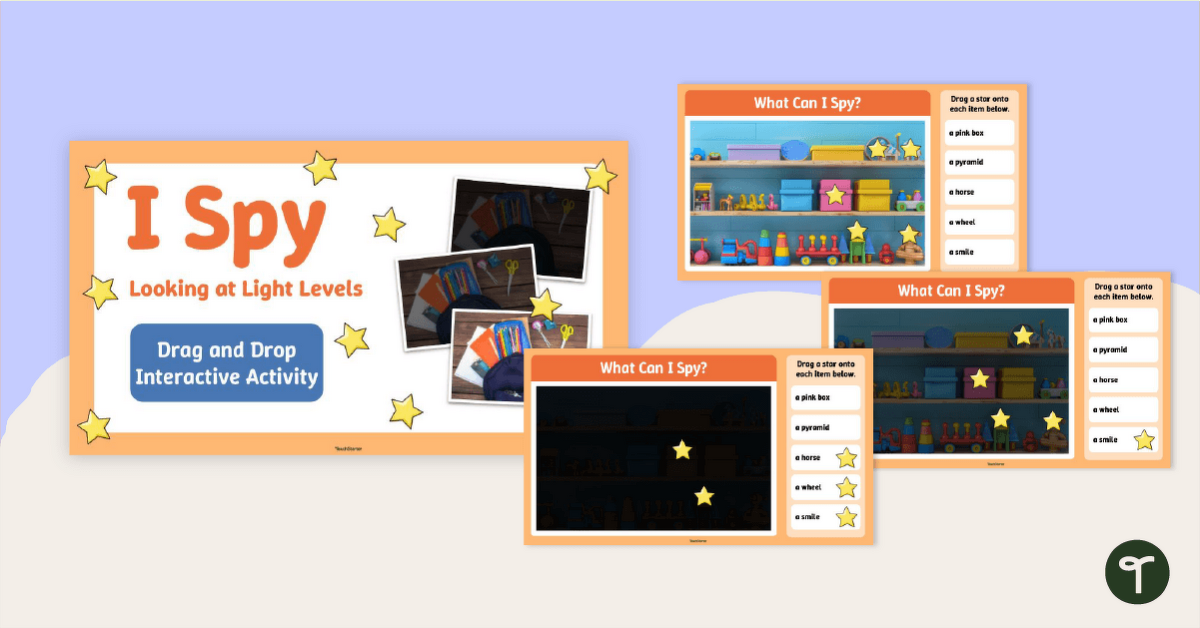 I Spy - Light Levels Interactive Activity teaching resource